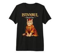 Istanbul Cité des Chats Ottoman de Culture Turque Traditionnelle T-Shirt Haut de Gamme