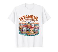Istanbul City of Cats Hagia Sophia Feline Turquie Mosquée Bleue T-Shirt