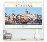 Istanbul - die Stadt zwischen zwei Welten (hochwertiger Premium Wandkalender 2026 DIN A2 quer), Kunstdruck in Hochglanz: fotografische Impressionen aus der Hauptstadt der Türkei