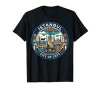 Istanbul, la Ville des Chats T-Shirt Graphique avec Valeur