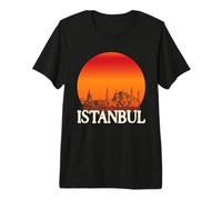 Istanbul Monuments historiques Coucher de Soleil T-Shirt Haut de Gamme