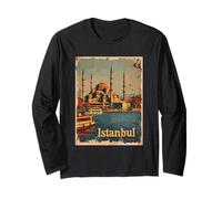 Istanbul Mosquées emblématiques Art Urbain Turc Manche Longue
