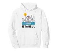 Istanbul Skyline Sunset Cityscape Art Graphique Souvenir Sweat à Capuche