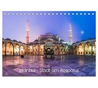 Istanbul - Stadt am Bosporus (Tischkalender 2026 DIN A5 quer), CALVENDO Monatskalender: Istanbul, die Pforte zwischen Europa und Asien in 13 ausgewählten Motiven