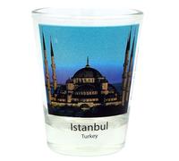 Istanbul Turkey Hagia Sofia Color Photo Shot Glass by World By Shotglass