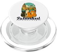Istanbul, Turquie - Catstantinople City of Cats PopSockets PopGrip pour MagSafe