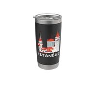 Istanbul Turquie Souvenir Gobelet isotherme en acier inoxydable double paroi