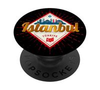 Istanbul Ville sur Le Bosphore Turquie Souvenir de Vacances PopSockets PopGrip Adhésif