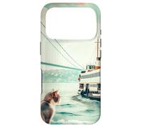 Istanbul Ville, Turquie - Chats errants et Bateaux Coque pour iPhone 17 Pro
