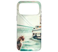 Istanbul Ville, Turquie - Chats errants et Bateaux Coque pour iPhone 17 Pro Max