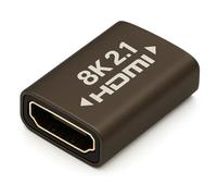 ISTARCOMPUTER Adaptateur HDMI 8K 2.1 Ultra Haut Débit - Connecteur HDMI Femelle/Femelle - 48 Gbps - Compatible 4K 120Hz, 8K 60Hz, Dolby Vision, eARC, HDR10+, PS5, Xbox, TV, PC