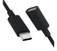 ISTARCOMPUTER Câble Rallonge USB-C 1M - 100W Charge Rapide | USB 3.2 Gen2 10Gbps | Vidéo 4K/60Hz | Prolongateur Type-C Femelle vers Mâle pour Ordinateurs, Téléphones, Tablettes, Accessoires