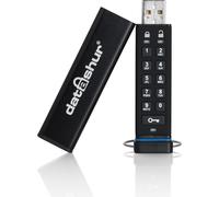 iStorage datAshur 256-bit 8GB - 8 Go - USB type A - 2.0 - 27 Mo/s - Étui de protection - Noir