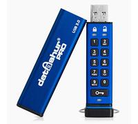 iStorage datAshur PRO 4 Go - Clé USB cryptée - Certifié FIPS 140-2 niveau 3 - Protégé par mot de passe - Résistant à la poussière et à l'eau
