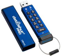 iStorage datAshur® PRO Clé USB 64 GB bleu IS-FL-DA3-256-64 USB 3.1 (Gen 1)
