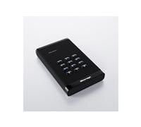iStorage Disque dur portable DiskAshur3 – Cryptage matériel, protégé par mot de passe – Noir