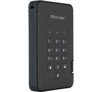 iStorage diskAshur2 256-bit 1TB USB 3.2 secure encrypted hard drive - Black IS-DA2-256-1000-B