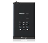 iStorage Disque dur externe diskAshur DT3 2 To AES‑XTS 256 bits – Crypté Certifié FIPS Niveau 3