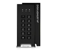 iStorage diskAshur M2 500 Go - Disque SSD portable USB 3.2 authentifié par code PIN, crypté matériellement - Ultra-rapide - Conforme à la norme FIPS - Robuste et portable