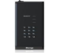 iStorage diskAshur PRO³ - Disque dur - chiffré - 2 To - externe (portable) - USB 3.2 Gen 1 (USB-C connecteur) - 256-bit AES-XTS, FIPS 197 PUB, 256-bit AES-CBC, 256-bit AES-ECB - FIPS (Federal Informat