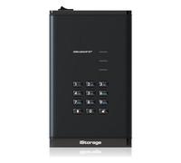 iStorage diskAshur PRO³ - Disque dur - chiffré - 5 To - externe (portable) - USB 3.2 Gen 1 (USB-C connecteur) - 256-bit AES-XTS, FIPS 197 PUB, 256-bit AES-CBC, 256-bit AES-ECB - FIPS (Federal...