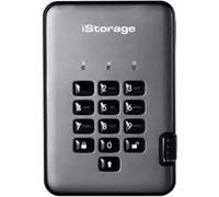 iStorage diskAshur PRO² SSD - SSD - chiffré - 256 Go - externe (portable) - USB 3.1 - FIPS 140-2 Level 3, FIPS 197, SHA 256 bits, 256-bit AES-XTS - Conformité TAA Gris