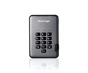 iStorage diskAshur PRO2 SSD 16 to - Disque SSD sécurisé - FIPS Niveau 2 - Protégé par Mot de Passe - Résistant à la poussière et à l'eau