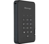 iStorage Disque SSD diskAshur2 1 To – Cryptage matériel, Protégé par mot de passe, Noir