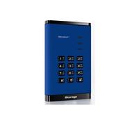 iStorage diskAshur³ - SSD - chiffré - 1 To - externe (portable) - USB 3.2 Gen 1 - 256-bit AES-CBC, 256-bit AES-XTS, AES-ECB, FIPS 140-3 Level 3 - bleu saphir - Conformité TAA