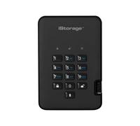 iStorage diskAshur² - SSD - chiffré - 256 Go - externe (portable) - USB 3.1 - FIPS 197, 256-bit AES-XTS - noir fantôme - Conformité TAA