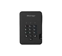 iStorage diskAshur2 256-bit 1TB USB 3.2 secure encrypted solid-state drive - Black IS-DA2-256-SSD-1TB-B