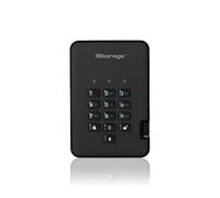 iStorage diskAshur2 256-bit 4TB USB 3.2 secure encrypted hard drive - Black IS-DA2-256-4000-B