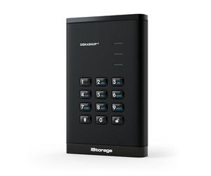 iStorage diskAshur3 HDD 4 to - Disque Dur Portable sécurisé - Protégé par Mot de Passe - Résistant à la poussière et à l'eau - Chiffrement matériel