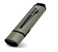 iStorage Kanguru SS3 lecteur USB flash 128 Go USB Type-A 3.2 Gen 1 (3.1 Gen 1) Aluminium