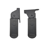 ISTOVO 1 Paire de Pédales Pliantes pour Scooter Électrique, Support de Jambe Épais en Acier Renforcé, Accessoires pour Vélo Électrique de 7 cm
