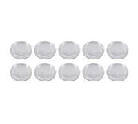 ISTOVO 10 pcs Rond Transparent en Plastique Boite de Coin 33mm