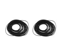 ISTOVO 100PCS Universal Mix Cassette Bande Machine Ceintures Assorties Courroie en Caoutchouc Plat Commun pour Enregistreurs CD DVD Lecteur