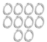ISTOVO 10pcs Bicycle de Vélo Titanium Flat Ensemble de Boulons de Vélo Universels Joint de Vélo de Montagne Mountain Boulons de Vélo Titane