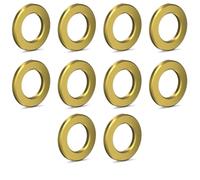 ISTOVO 10pcs Bicycle Titanium Flat Washer Set Universal Boke Bolts Joint Entretoises pour Les Vélos de Montagne et de Route Golden de 5 mm