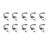 ISTOVO 10X Adaptateur Audio de Charge de Type C à 3,5 mm 2 en 1 RéPartiteur USB C Câble Audio AUX pour SéParateur de Smartphone