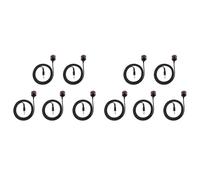 ISTOVO 10X Câble D'Extension de Récepteur de Télécommande IR Infrarouge 3,5 mm 38KHz pour Boîtier de Réglage