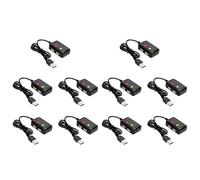 ISTOVO 10X Chargeur 2 en 1 2S 7,4 V avec Connecteur XH-3P pour Voitures et Camions RC AX24 SCX24 UTB18 SCX24, Batteries au Lithium 7,4 V 2S