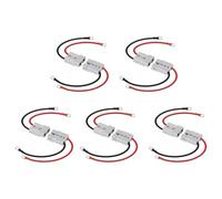 ISTOVO 10x Kit de Connecteur 50A Prise Câbles de Batterie de Calibre 8 de 30 cm Connecteurs Rapides Étanches pour Lifepo4