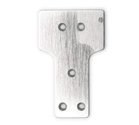 ISTOVO 12428-0364 Feuille D'Aluminium de Protection InféRieure et Pare-Chocs pour 12428 12427 PièCes de Rechange de Voiture RC