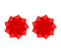 ISTOVO 18Pcs Filtre de Lumière Gel Correction de Couleur Superpositions Colorées Filtre Gel D'éclairage de Film pour Film, Vidéo, Photo, Scène (Rouge)