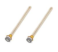 ISTOVO 2 Pièces Séries Remplacement Parfum Lampe Mèche Catalytique Brûleur Diffuseur Aromathérapie 14.4 cm Or + Beige