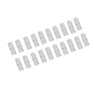 ISTOVO 20PCS/Lot Fil de Fixation Pince Clip de Fil de Bureau Éliminer Des Clips Titulaires de Pinces Câble Clip Peripherique Câble USB Clips Titulaire Organisateur (Couleur Transparente)