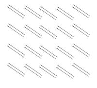 ISTOVO 20X Pair 62.5cm 24.6 Pouce 4 Section Telescopique Acier Inoxydable AM FM Radio Universel Antenne