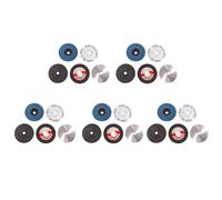 ISTOVO 25 Pièces Disque de Coupe de 75 mm pour Meuleuse D'Angle D'Alésage de 10 mm Lame de Scie Circulaire en Métal à Rabat Plat Meule Tampons de Ponçage Outil