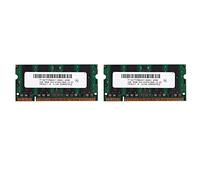 ISTOVO 2X 2GB DDR2 PC2-6400 800MHz 200 Broches 1.8V MéMoire D'Ordinateur Portable So-DIMM RAM pour Ordinateur Portable